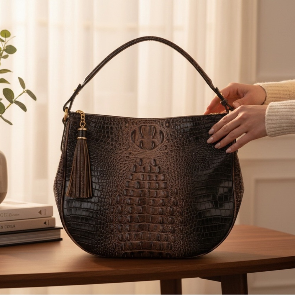 Large Brahmin Hobo Bag